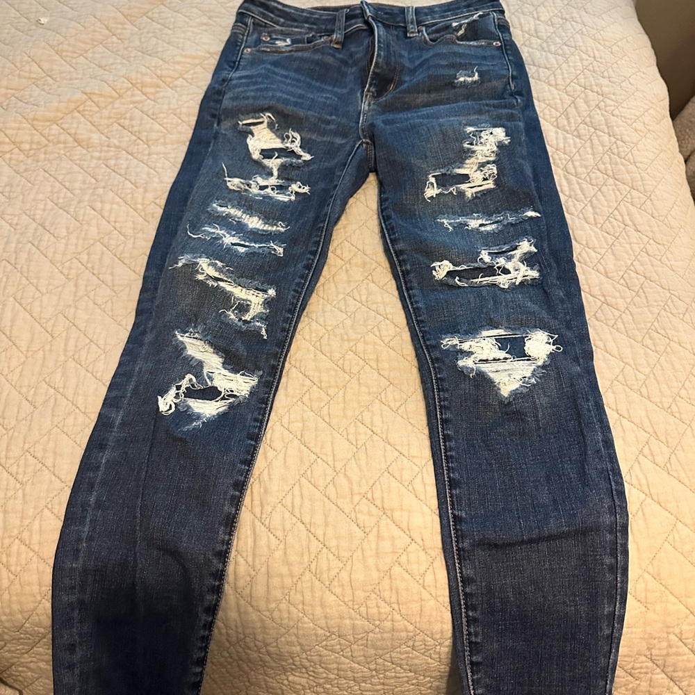 American eagle high rise jeans